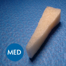 <b>Pressfit Osteotomy Wedge </b></br>Medium <br/>0.5 x 0.8 at top x 2.5 cm long <br/>(Freeze-Dried)